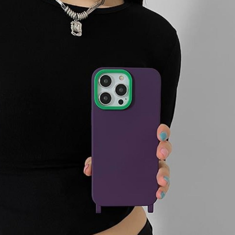 Braided Lanyard Phone Case For iPhone