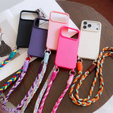 Braided Lanyard Phone Case For iPhone