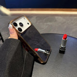 Luxury Plating Make Up Mirror Phone Case For iPhone