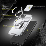Slide Lens Protection Magnetic Holder Armor Case For Samsung