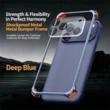 Metal Aluminum Alloy Frame Lens Protective Phone Case For iPhone