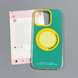 Contrast Color Magnetic Phone Case For iPhone