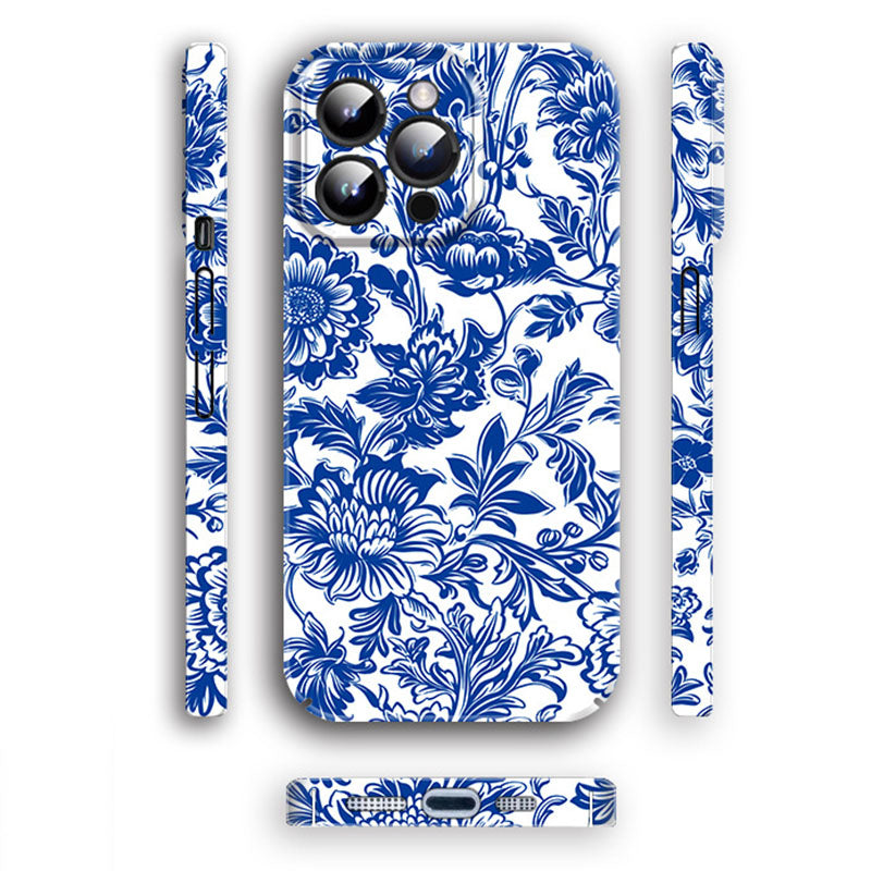 Blue and White Porcelain Pattern Film Case for IPhone