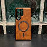 Fine Hole Magnetic Phone Case For Samsung