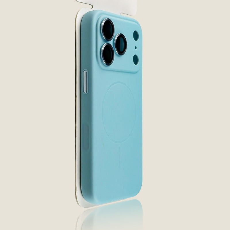 Fluorescent Green Silicone Magnetic Phone Case For iPhone