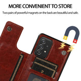 Flip Leather Wallet Case For Samsung