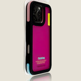 Contrast Color Anti-collision Strip Phone Case For iPhone