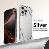Magnetic Transparent Borderless Phone Case For iPhone