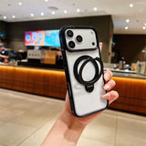 Simple Transparent Magnetic Phone Case for iPhone
