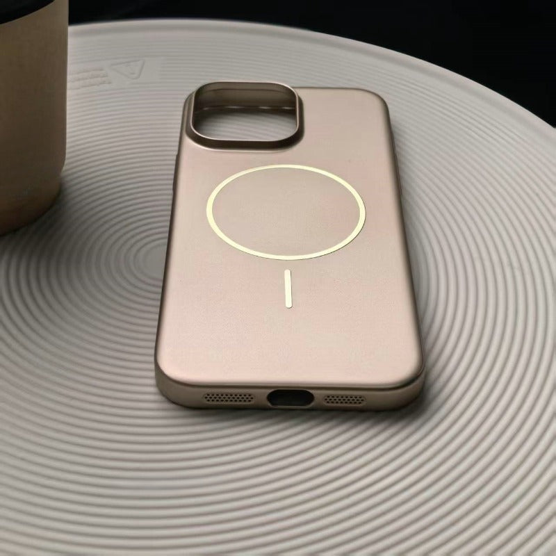 Ultra-thin Metallic Paint Phone Case For iPhone