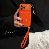 Litchi Leather Phone Case For iPhone