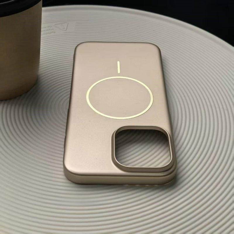Ultra-thin Metallic Paint Phone Case For iPhone