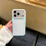 Transparent Colored Lanyard Phone Case For iPhone