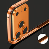 Ultra-thin Titanium Frame Phone Case For iPhone