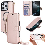 Lanyard Flip Cards Sold Wallet Leather Case For iPhone