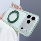 Colorful 2-in-1 Rotating Folding Stand Phone Case for iPhone