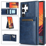 Leather Card Holder Phone Case For Samsung