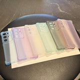 Shockproof Frosted Semi-transparent Soft Phone Case For Samsung