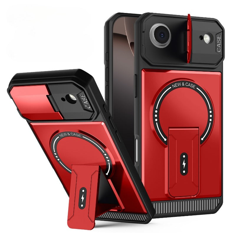 Magnetic Bracket Phone Case For iPhone