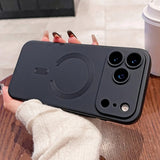 Metallic Paint Magnetic Soft Case For iPhone