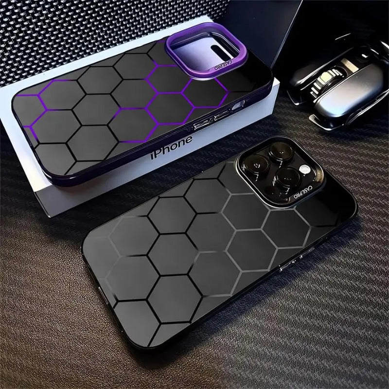 Honeycomb Design Phone Case For iPhone