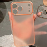 Ultra-thin PC Hard Slim Lens Protection Case For iPhone