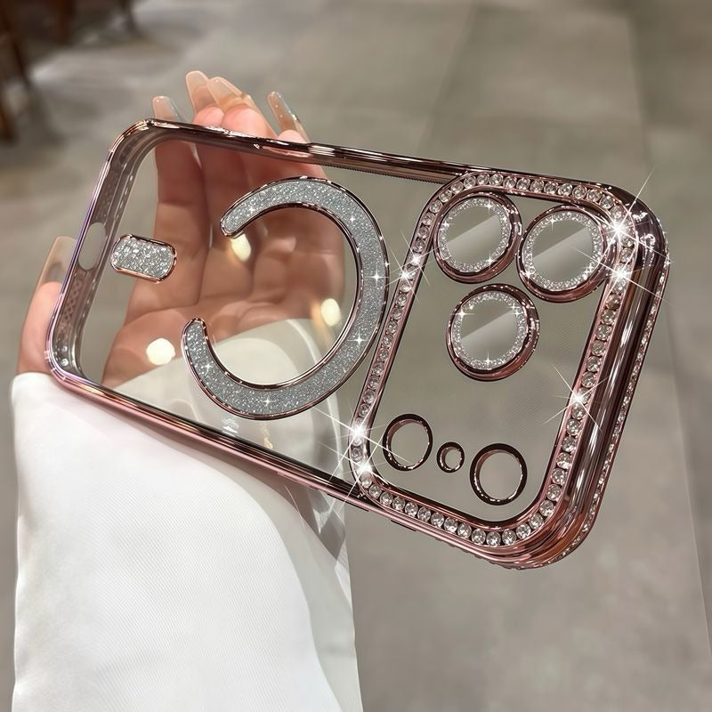 Magnetic Transparent Phone Case For iPhone