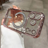Magnetic Transparent Phone Case For iPhone