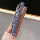Gradient Color Glitter Diamonds Case For iPhone