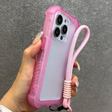 Transparent Frosted Drop-proof Phone Case For iPhone