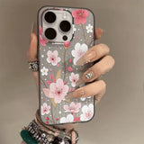 Flower Anti-slip Soft Phone Case For iPhone