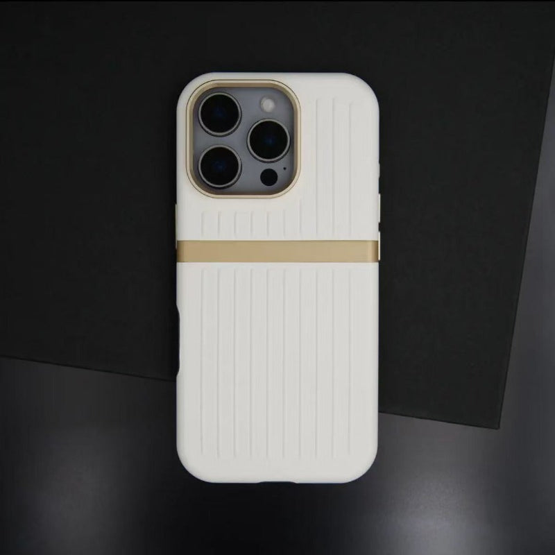 Striped Magnetic Phone Case For iPhone