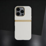 Striped Magnetic Phone Case For iPhone