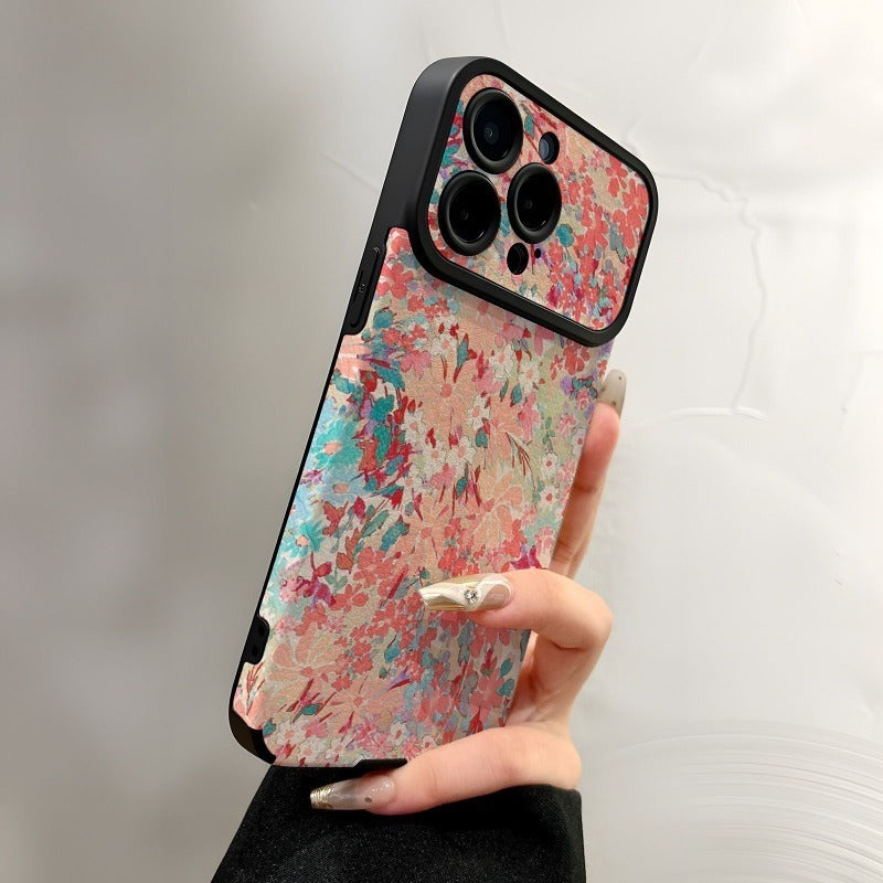 Flower Leather Phone Case For iPhone