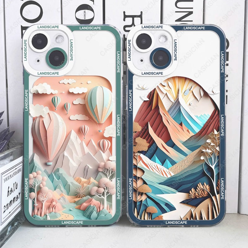Landscape Anti-fall Phone Case For iPhone