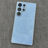 Magnetic Denim Textured Soft Phone Case For Samsung