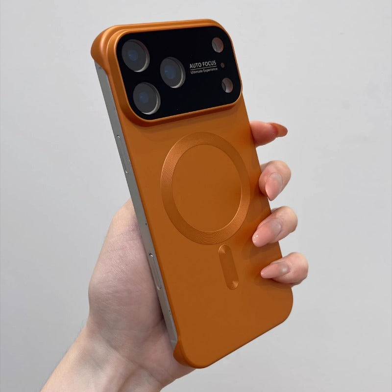 Large-view Borderless Magnetic Phone Case For iPhone – Plumun