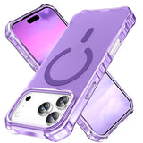 Transparent Frosted Magnetic Phone Case For iPhone