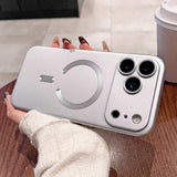 Metallic Paint Magnetic Soft Case For iPhone