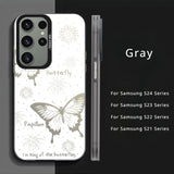 Hollow Butterfly Anti-fall Phone Case For Samsung