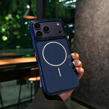 MagneticTranslucent Armor Shockproof Case For iPhone