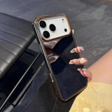 Luxury Plating Make Up Mirror Phone Case For iPhone