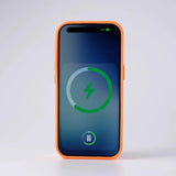 Metal Lens Frame Frosted Magnetic Phone Case For iPhone