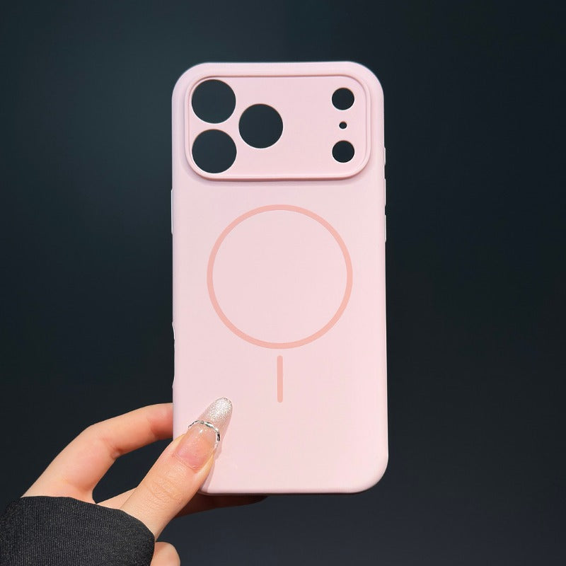 Liquid Silicone Magnetic Phone Case For iPhone