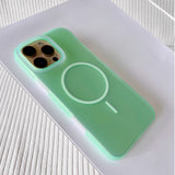 Ice Cream Translucent Magnetic Phone Case For iPhone