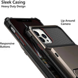 Wallet 4-Card Slot Credit Phone Case For iPhone