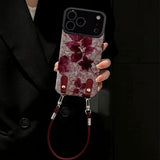 Maple Leaf Lanyard Phone Case For iPhone