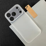 Solid Color Soft Silicone Frosted Phone Case For iPhone
