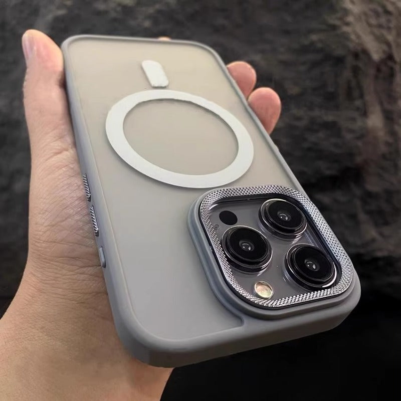 Frosted Magnetic Phone Case For iPhone