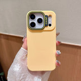 Solid Color Shockproof Phone Case For iPhone